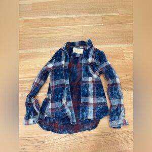 Bella Dahl Plaid Button Up Shirt